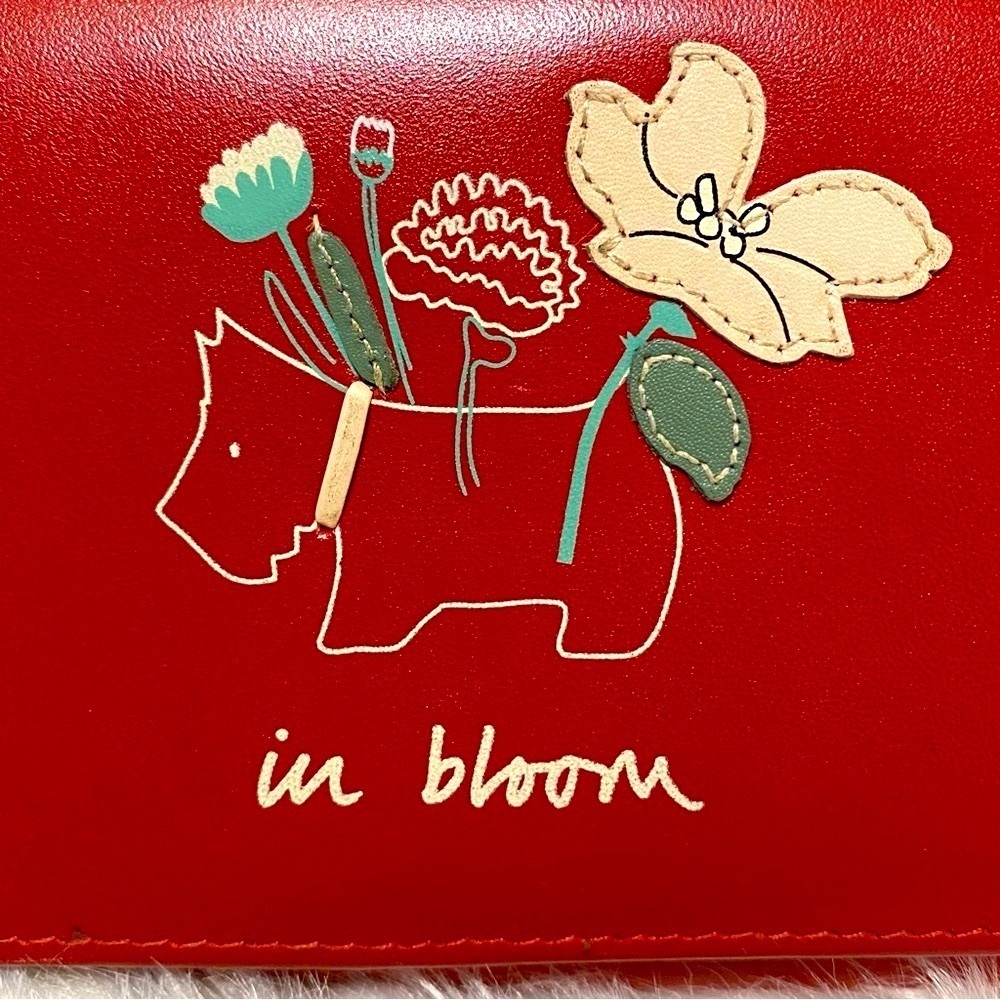 Radley London Red Wallet "In Bloom" Scottie Dog Leather
Matinee Wallet